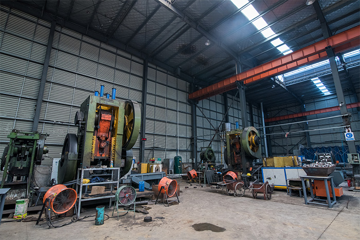 湖北网架配件-锥头加工车间